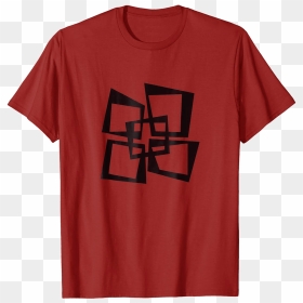 Mid Century Modern Offset Squares T-shirt - T-shirt, HD Png Download - squares design png