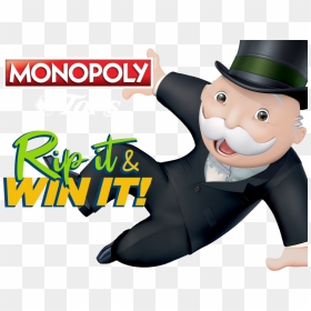 Mobile Monopoly Rip & Win - Cartoon, HD Png Download - monopoly guy png