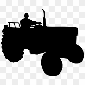 Tractor Silhouette Png, Transparent Png - tractor png images