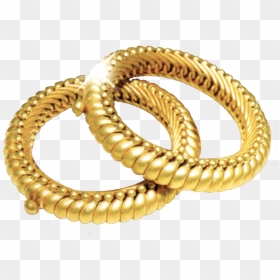 Gold Bangles Transparent Background , Png Download - Bangles Gold Jewellery Png, Png Download - gold bangle png