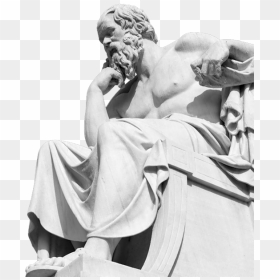 Philosopher , Png Download - Estatua De Socrates Da Academia De Atenas, Transparent Png - thinker png
