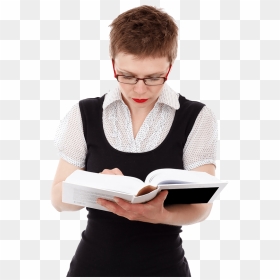 Woman Read Png, Transparent Png - librarian png