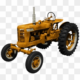 Vintage Tractor Transparent Background Farming - Transparent Background Tractor Transparent, HD Png Download - tractor png images