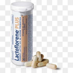 Lactoflorene Plus Capsule Tubo Montefarmaco - Lactoflorene Plus Capsule, HD Png Download - medicine capsule png