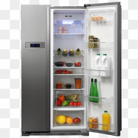 Thumb Image - Opened Fridge Png, Transparent Png - fridge freezer png
