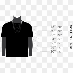 30 Inches Necklace In Hoodie, HD Png Download - gold chain for men png