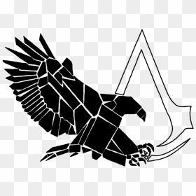 Assassins Creed Unity Clipart Drow - Assassins Creed Symbol With Eagle, HD Png Download - assassin's creed unity logo png