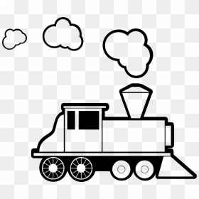 Thomas Train Png Black And White - Steam Engine Train Clipart, Transparent Png - thomas png