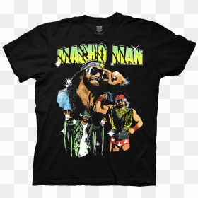 Triple Threat Macho Man Randy Savage T-shirt, HD Png Download - macho man randy savage png