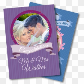 Wedding Cards - Christmas Card, HD Png Download - girl birthday frame png