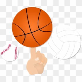 Welcome Hand Clipart - Basketball Volleyball And Study, HD Png Download - welcome hand clipart png