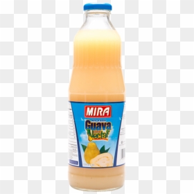 Mira White Guava Juice 1l - Orange Soft Drink, HD Png Download - mango juice glass png