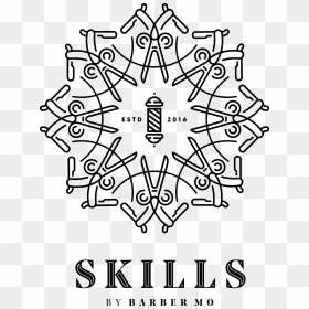 Skills Style Gents Salon Llc - Skills Barber Dubai Logo, HD Png Download - gents hair style png