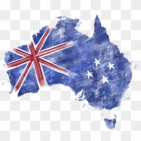 Australia Of Watercolor Flag Sydney Painting Clipart - Pray For Australia Stickers, HD Png Download - indian flag painting png