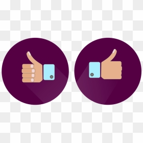 Like Dislike Icon Png, Transparent Png - like hand icon png