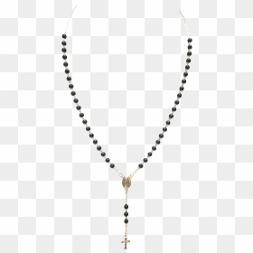 Ally Rosary Black - Latest Design Of Mangalsutra In Gold, HD Png Download - png mangalsutra images