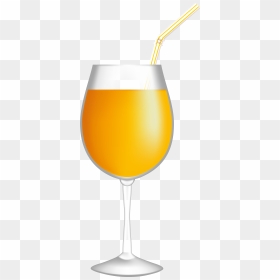Orange Juice Png Transparent Clip Art Imageâ - Juice Glass Clipart Png, Png Download - mango juice glass png