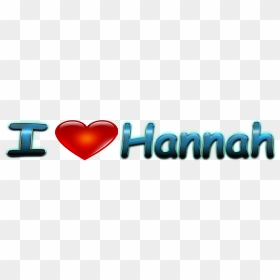 Hannah Love Name Heart Design Png - Name Samuel With A Heart, Transparent Png - love design png