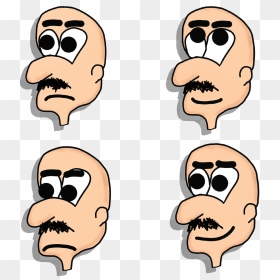 Man Cartoon Vector Free Photo - Gambar Muka Kartun Konyol, HD Png Download - man face vector png
