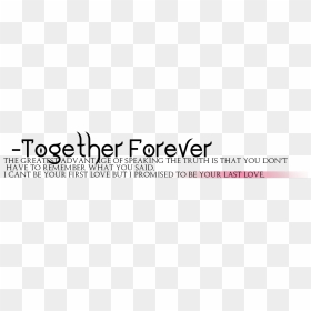 Calligraphy, HD Png Download - love forever png