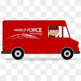 Mail Clipart Shipping Truck, HD Png Download - fedex truck png