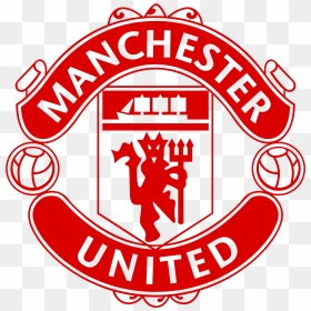 Red Devil Manchester United Logo - Man United Logo Red, HD Png Download - devil logo png