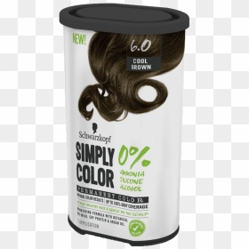 6 0 Coolbrown - Schwarzkopf Simply Color Truffle Brown, HD Png Download - boys hairstyle png
