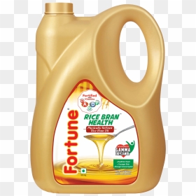 Fortune Rice Bran Oil, HD Png Download - cooking oil bottle png