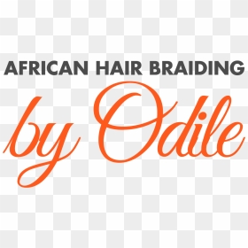 African Hair Braiding By Odile - Calligraphy, HD Png Download - love design png