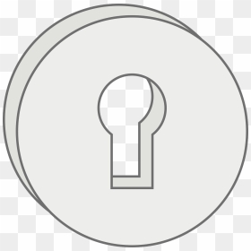 Cartoon Key Hole, HD Png Download - lock key png