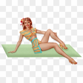 Sitting, HD Png Download - fashion girls png