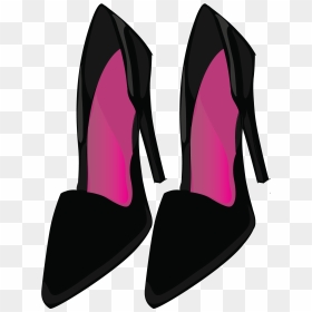 Fashion Girl Clip Art Digital Paper Shoes - Girls Shoes Cliparts, HD Png Download - fashion girls png