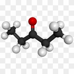 Pent 1 En 3 One 3d Ball - Structure Methyl Ethyl Ketone, HD Png Download - metal ball png