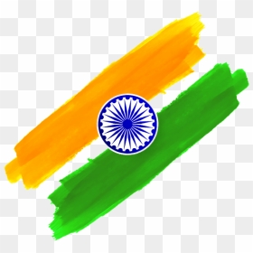 Emblem, HD Png Download - indian flag painting png