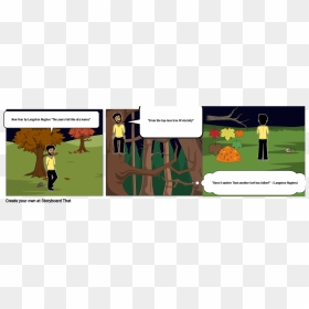 Cartoon, HD Png Download - dry leaves falling png