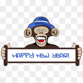 This Free Icons Png Design Of Happy New Year Monkey - Monkey New Year 2019, Transparent Png - new year icon png