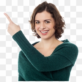 Download Women Pointing Left Png Image For Free - Girl Pointing Finger Png, Transparent Png - ladies finger png