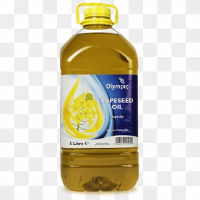 Olympic Rapeseed Oil 5l - Olympic Rapeseed Oil 5ltr, HD Png Download - cooking oil bottle png