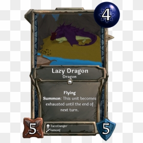 [card] Lazy Dragon - Resident Sleeper, HD Png Download - flying indian flag png