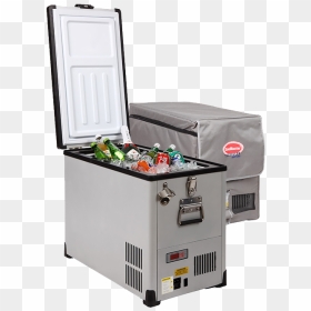 42 Litre Fridge/ Freezer - Snomaster 42 Litre Ac Dc Fridge Freezer, HD Png Download - fridge freezer png