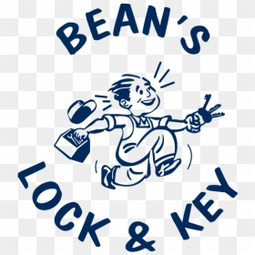 Beanslockandkey Logo - Plomero, HD Png Download - lock key png