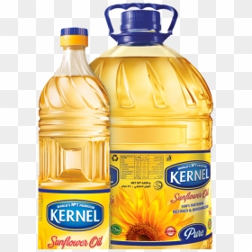 Kernel Sunflower Oil Ukraine, HD Png Download - cooking oil bottle png