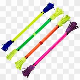 2 Juggle Dream Neo Fluoro Flower Stick And Hand Sticks, HD Png Download - flower stick png