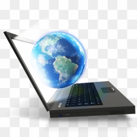 Website Clipart Laptop - Laptop And World Png, Transparent Png - leptop png
