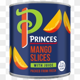 Mango Slices With Juice 425g - Princes Prunes In Syrup, HD Png Download - mango juice glass png