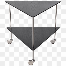 Danish Designer Arne Jacobsen Designed This Elegant - Fritz Hansen Trolley, HD Png Download - tea table png