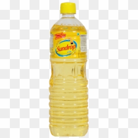 Sundrop Lite Oil Bottle 1 Ltr - Sundrop Oil, HD Png Download - cooking oil bottle png