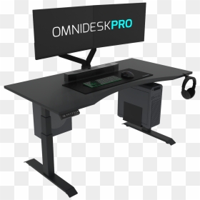 Custom Standing Desk From $680 - Omnidesk Pro, HD Png Download - study table top view png