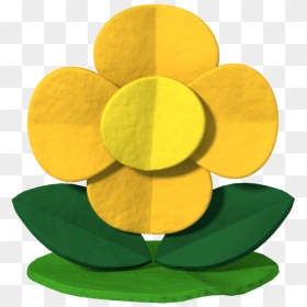 Image Paper Mario Flower - Paper Mario Color Splash Leaf, HD Png Download - color papers png