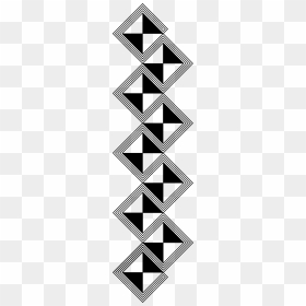 Free African Vector Patterns Black And White Png - Vertical Line Art Transparent, Png Download - design .png